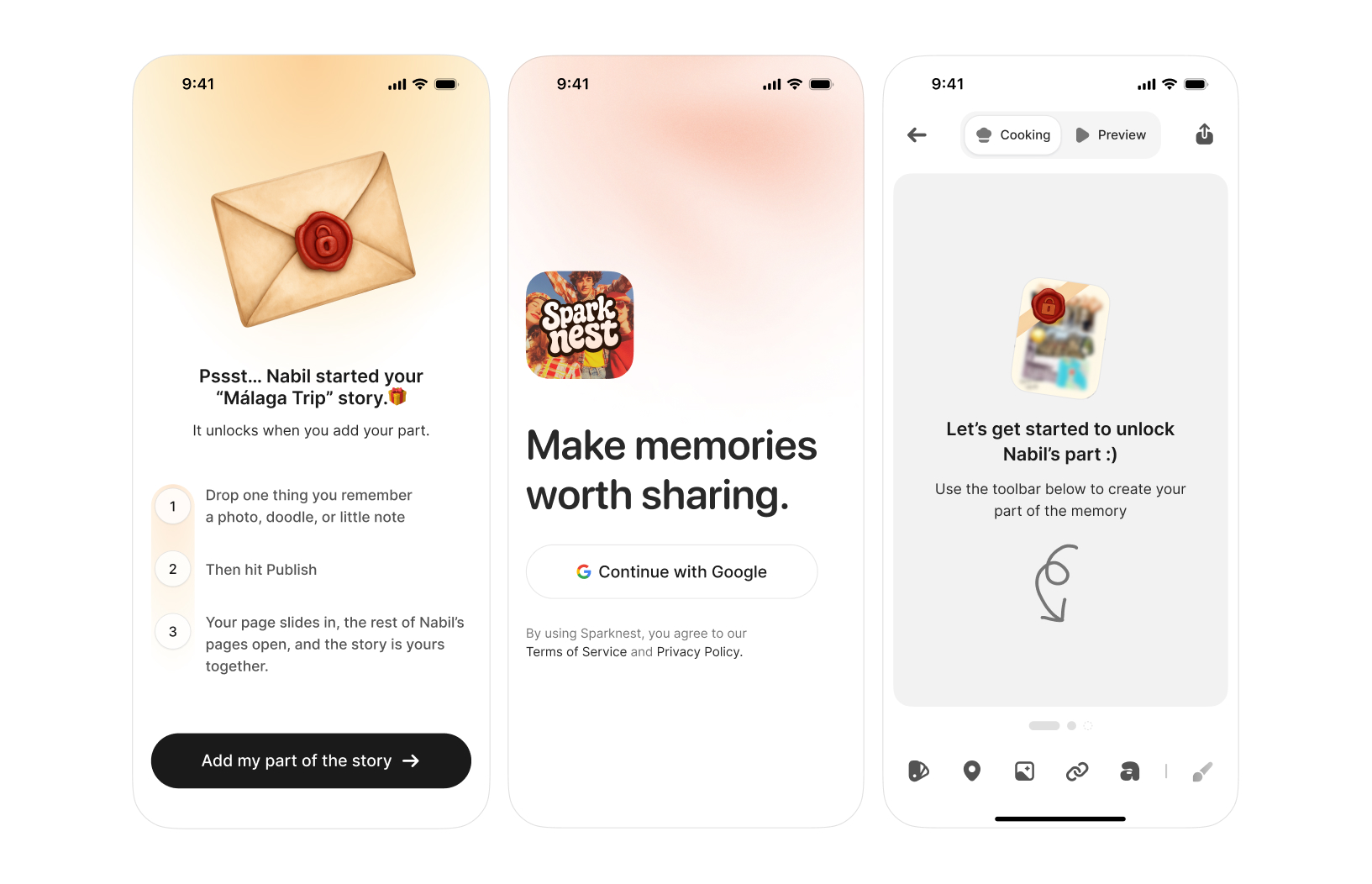 Sparknest, the social app that I want